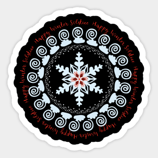 Solstice Mandala Sticker